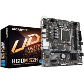 Resim Gigabyte H610m-s2h-ddr5 5600mhz 1xvga 1xhdmı 1xdp 1xdvı 1xm.2 Usb 3.2 Matx 1700p (12. / 13. Ve 14. N 