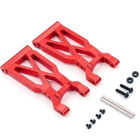 Resim Konesam Wltoys 1/10 104001 Metal Arka Salıncak Kolu - Kırmızı Yedek Parça 