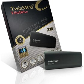 Resim TwinMOS 2TB Taşınabilir External SSD USB 3.2-Type-C (Dark Grey) Harici Ssd (PSSD2TBMEDB) 