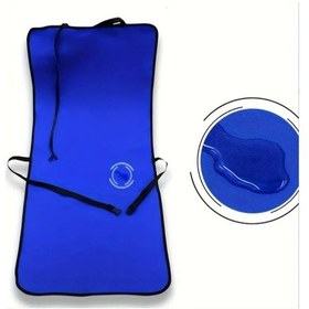 Resim Mavi Evcil Hayvan Araç Arka Koltuk Kılıfı 