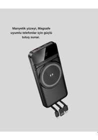 Resim 10000 Mah Kablosuz Hızlı Şarj Destekli Powerbank 15w, Pd20w, Ty renkli 
