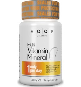 Resim Voop Multivitamin Multimineral 30 Kapsül Takviye Edici Gıda 