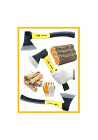 Resim Fiber Saplı Balta Nacak Kamp Odun Kesme - Kırma Budama Kemik Kesm 