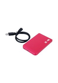 Resim Wozlo 2.5 Sata Harddisk Kutusu - Ultra Slim Alüminyum Gövde Hdd Kutu - Vidasız Montaj - Pembe 