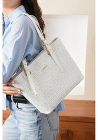 Resim Just Polo Şık Ve Lüks Tasarım El Ve Omuz Çantası Yeni Sezon Ebat :boy: 25 En : 35 Cm Beyaz 