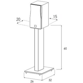 Resim Sonorous Sp 701 Blk Hoparlör Ayağı Standı 2 Adet 
