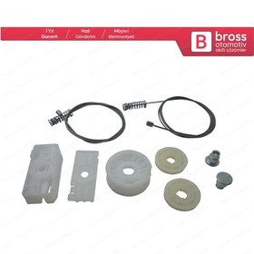 Resim Ford Mustang S197 2005-2014 İçin Arka Sağ veya Sol Cam Kriko Seti 