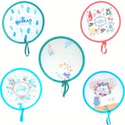 Resim 5'li Paket Japon Tarzı Katlanır Yelpazeler - Canlı Tasarımlı Retro Mini Taşınabilir Plastik Yelpaze (Kelebekler, Hayvanlar, Çiçekler) Yaz Aksesuarları, Ev Dekorasyonu ve Parti Hediyeleri için 