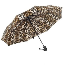 Resim Bosile Leopar Otomatik Kadın Şemsiye 