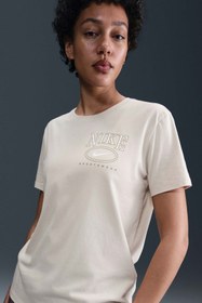 Resim Nike W NSW CLUB SS TEE CC Vizon Kadın Kısa Kol T-Shirt 