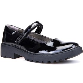 Resim Geox Kız Çocuk Siyah Casey Deri Maskülen Ayakkabı J6420P000HHC9999 