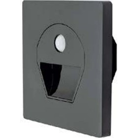 Resim Cata 1W Sensörlü Ledli Koridor Armatürü Siyah Kasa(Günışığı) 