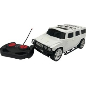 Resim Kumandalı Şarjlı Full Fonksiyon Hammer Jeep Beyaz 22 cm 