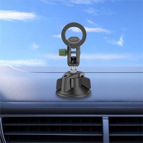 Resim Go Des GD-HD361 360 Derece Dönebilen Vakumlu Tasarım Magnetik Araç İçi Telefon Tutucu - Siyah 