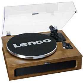 Resim Lenco LS-410WA Ahşap Dahili Hoparlörlü Bluetooth Pikap 