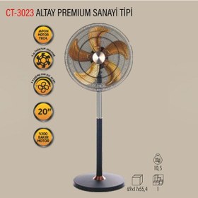 Resim Cata Altay Sanayi Tipi Ayaklı Vantilatör 