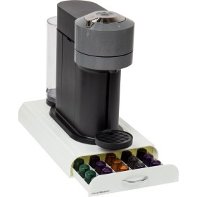 Resim Brf Store Elivorasell Mind Reader NEST3PC-WHT Anchor - Nespresso Uyumlu Kapsül Çekmecesi, 50 Kapsül Için, Sade 