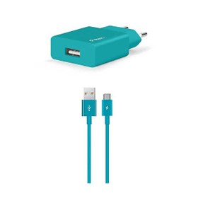 Resim Ttec Smartcharger Seyahat Şarj Aleti 2.1A + Typec Kablo 2Scs20Ctz,Turkuaz 