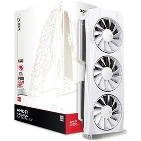 Resim Xfx Quicksilver White Gaming Edition Radeon Rx 9070 Xt 16gb Gddr6 256bit Hdmı/dp Ekran Kartı 