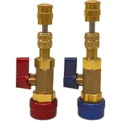 Resim Pazly Araba Klima Sistemi Yüksek Düşük Basınçlı Onarım Aleti R134a R12 Vana Çekirdeği Sökücü Takıcı Çift 