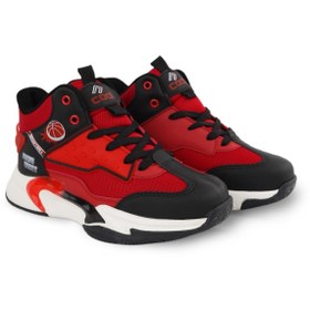 Resim KOCAMANLAR Cool London Unisex Ortopedik Çocuk Basketbol Ayakkabısı KIRMIZI 