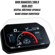 Resim UniqAnatolia BMW Roadster F 900 R 2020 2021 Dijital Gösterge Uyumlu Nano Ekran Koruyucu 
