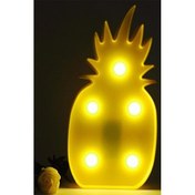 Resim ® Ananas Şeklinde Ledli Dekoratif Eğlenceli Çocuk Gece Lambası 