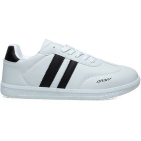 Resim Volis BEYAZ Memory Foam Taban Günlük Bağcıklı Erkek Sneaker Ayakkabı 