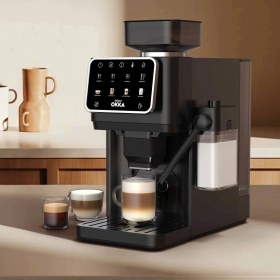 Resim Arzum OK0042 Okka Barista Pro Otomatik Espresso Makinesi 1400W, Duo Heat Teknolojisi, Krom 