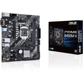 Resim ASUS Prıme B460m-k Ddr4 Sata3 M2 Pcıe Nvme Hdmı Dvı Pcıe 16x V3.0 1200p Matx 