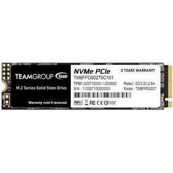 Team Group MP33 512 GB 1800/1500MB/S Nvme Pcıe M.2 SSD Disk - TM8FP6512G0C101