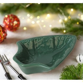 Resim Keramika Cerezlık Cam 17 Cm Yesıl Cımen 308 