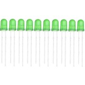 Resim 5mm Yeşil Led Paketi - 10 Adet 
