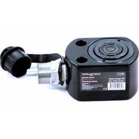 Resim Worldforce Çift Kademeli Yassı Hidrolik Silindir 10 Ton Strok: 25 Mm Yassı Makine Krikosu 