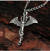 Resim Kılıç Ejderha Erkek Kolye Takı Aksesuar K24 T5 