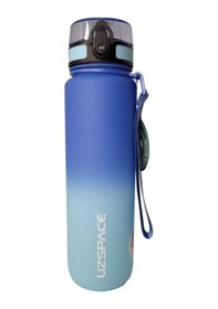 Resim Uzspace Tritan Su Matarası 1000ml Vgn3038 Dark Blue Light Blue 