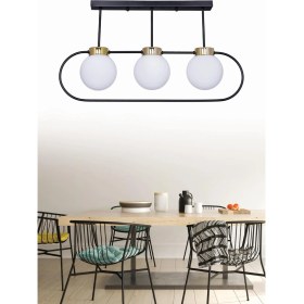 Resim Trendylight Göz 3 Lü Siyah Gold Modern 