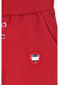 Resim Breeze Erkek Bebek Eşofman Altı Armalı Basic Kiremit (9 Ay-2 Yaş) 
