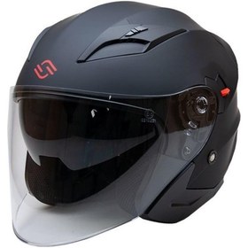 Resim Shiro Sh 450 Açık Kask Mat Siyah 