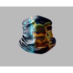 Resim Buffalo Pokemon Tasarımlı Motorcu Buff Maske Outdoor Boyunluk Unisex Bandana 