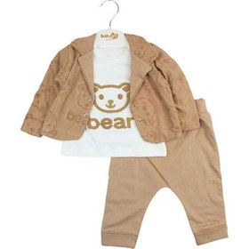 Resim Babyim 3-6-9 Ay Erkek Bear Bebek Takım 2020220 - Kahverengi Kahverengi 