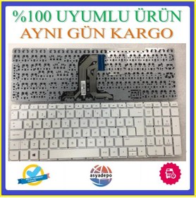 Resim HP Uyumlu 9Z.Nc8Sc.B07 Klavye Tuş Takımı Beyaz Tr 
