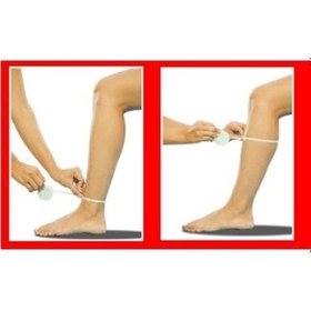 Resim Varimed Pamuklu Diz Altı Ccl2 Kapalı Burun Varis Çorabı Bej CCL2 2 Kapalı Diz Altı 