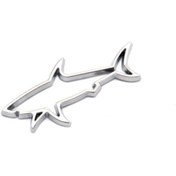 Resim Ripido Köpekbalığı Shark Metal Krom Renk 