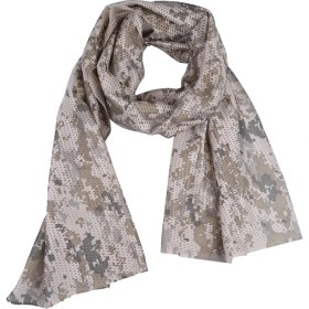 Resim Chaoduo Shop Çöl Dijital Stili Eşarp 150*45CM Pamuk Kamuflaj Askeri Taktik Örgü Eşarp Keskin Nişancı Yüz Eşarp Peçe Kamp Avcılık Çok Amaçlı Eşarp (Yurt Dışından) 