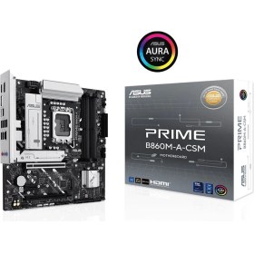 Resim Asus Prime B860M-A-CSM 8666MHz (OC) M.2 LGA1851 mATX Anakart 