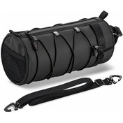 Resim Jeehugo Siyah Bisiklet Ön Çantası 2l Büyük Kapasiteli, Akıllı Telefon, Cüzdan, Anahtar Ve Tamir Aletleri İçin Dışarıda Sürüş İçin Siyah 