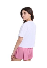 Resim Sportive Ube Kadın Beyaz Günlük Stil T-shirt 25yk015-byz 1710491 Beyaz 