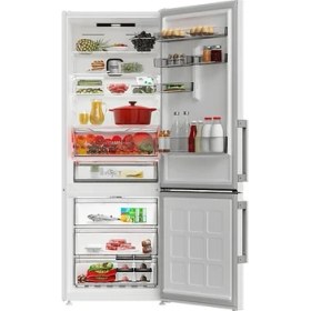 Resim Grundıg Gpknd 490 E Enerji Sınıfı 490L Duo-No Frost Alttan Donduruculu Buzdolabı Beyaz 