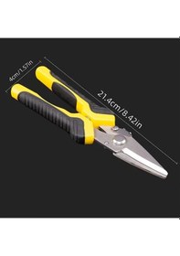 Resim Dashanshop 1 Adet Paslanmaz Çelik Makas, Metal Sac Kesme Makası, Pvc Boru Kesici, Sivri Uç Endüstriyel Makas 